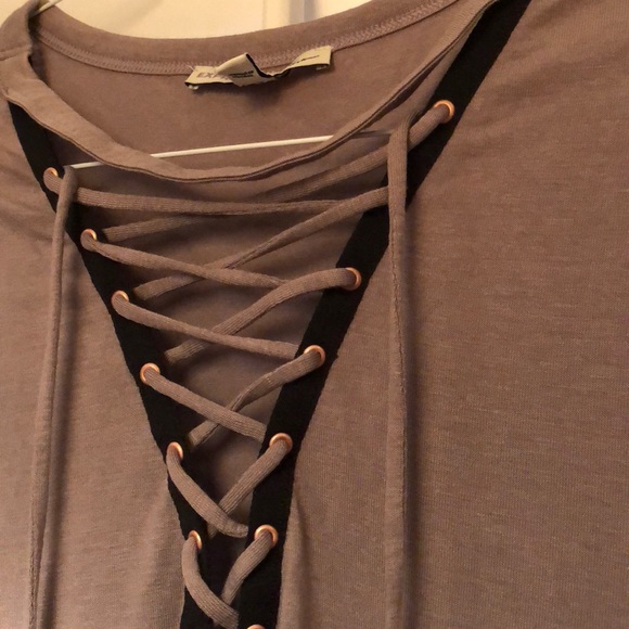 Express Lace-Up Tee - Picture 2 of 2